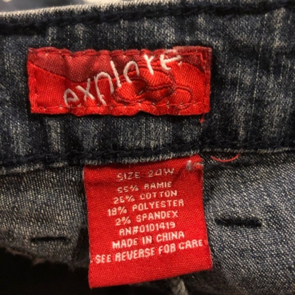 Explore size 24W Capri jeans - Picture 3 of 4